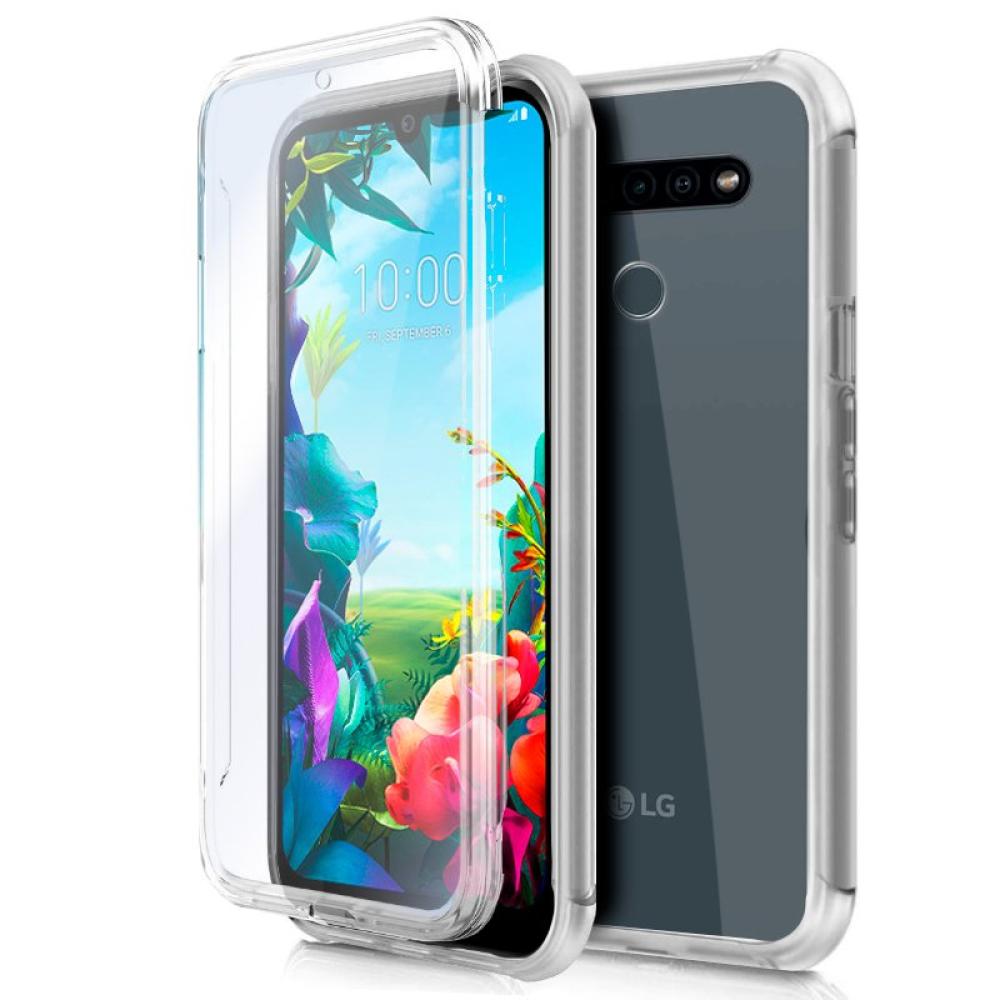 Funda COOL Silicona 3D para LG K40s (Transparente Frontal + Trasera)