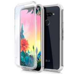 Funda COOL Silicona 3D para LG K50s (Transparente Frontal + Trasera)