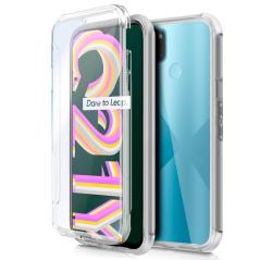 Funda COOL Silicona 3D para Realme C21Y / C25Y (Transparente Frontal + Trasera)