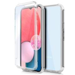 Funda COOL Silicona 3D para Samsung A135 Galaxy A13 (Transparente Frontal + Trasera)