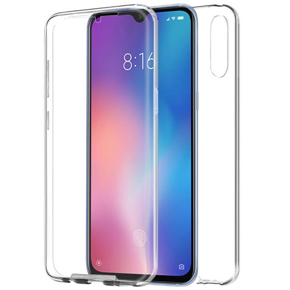 Funda COOL Silicona 3D para Xiaomi Mi 9 SE (Transparente Frontal + Trasera)