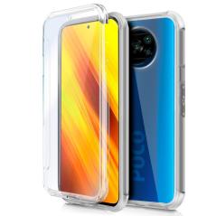 Funda COOL Silicona 3D para Xiaomi Pocophone X3 / X3 Pro (Transparente Frontal + Trasera)