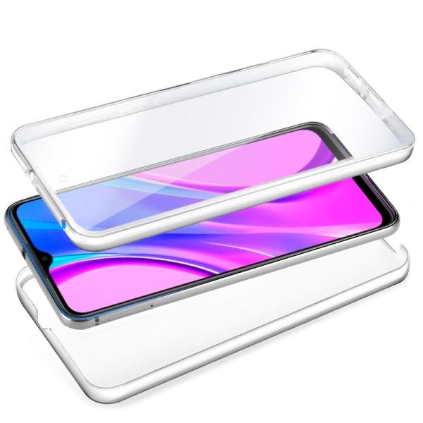 Funda COOL Silicona 3D para Xiaomi Redmi 9 (Transparente Frontal + Trasera)