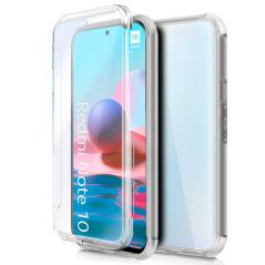 Funda COOL Silicona 3D para Xiaomi Redmi Note 10 / Note 10s / Poco M5s (Transparente Frontal + Trasera)