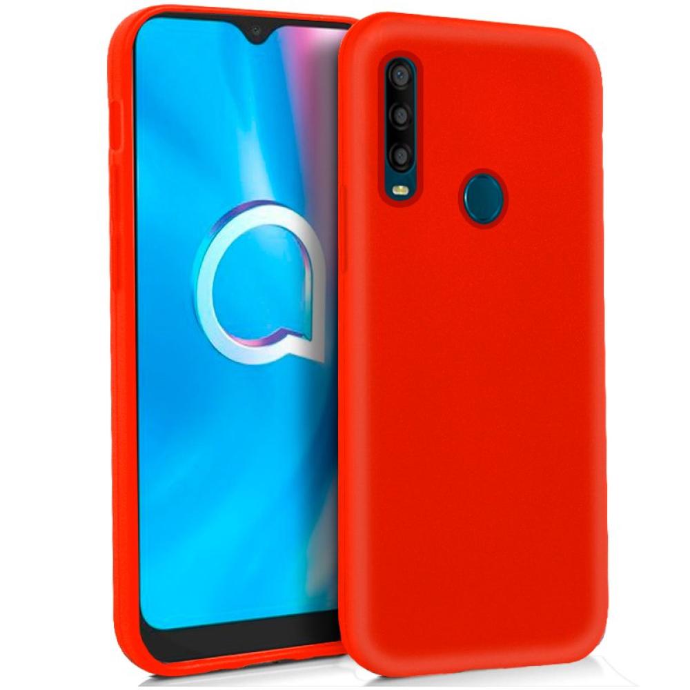 Funda COOL Silicona para Alcatel 1SE (2020) / Alcatel 1SE (2021) Rojo