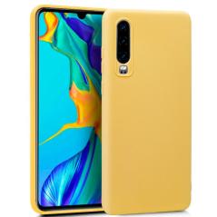 Funda COOL Silicona para Huawei P30 (Amarillo)