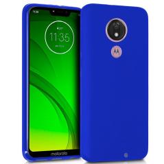 Funda COOL Silicona para Motorola Moto G7 / G7 Plus (Azul)