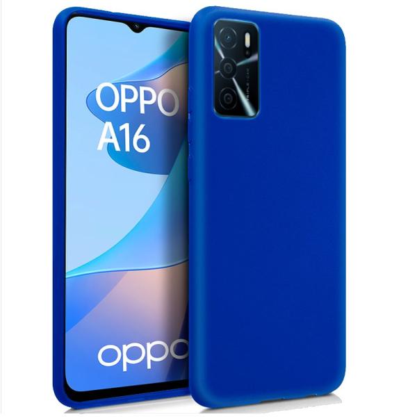 Funda COOL Silicona para Oppo A16 / A16s / A54s (Azul)