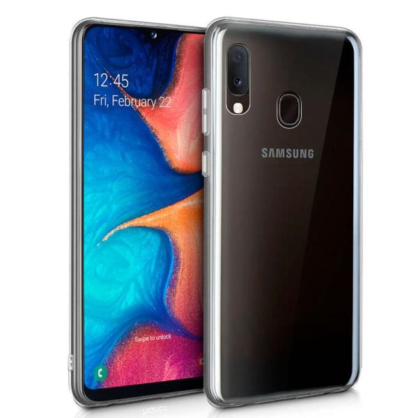 Funda COOL Silicona para Samsung A202 Galaxy A20e (Transparente)
