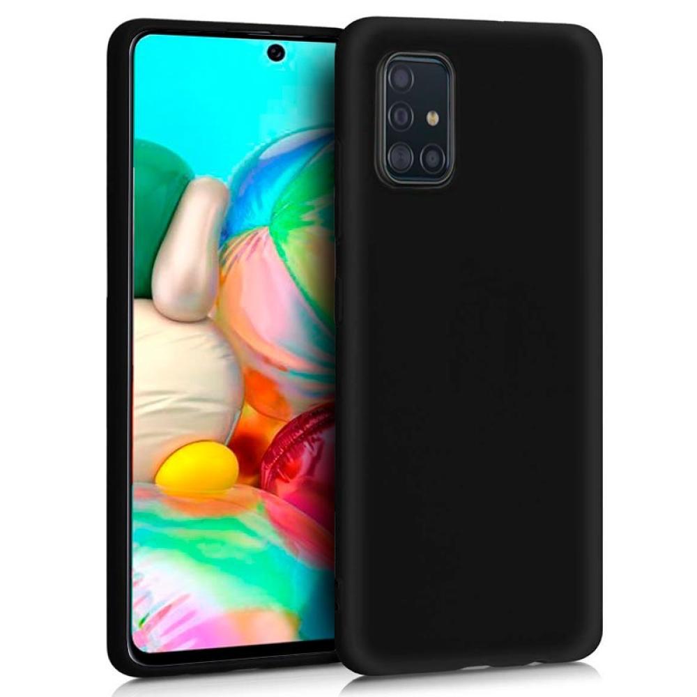 Funda COOL Silicona para Samsung A715 Galaxy A71 (Negro)