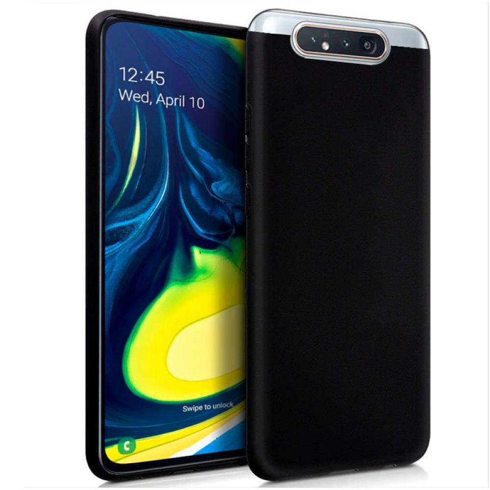 Funda COOL Silicona para Samsung A805 Galaxy A80 (Negro)