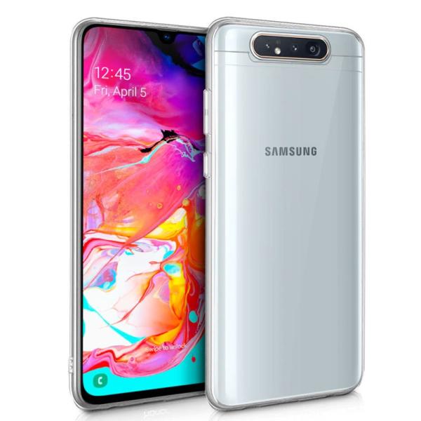 Funda COOL Silicona para Samsung A805 Galaxy A80 (Transparente)