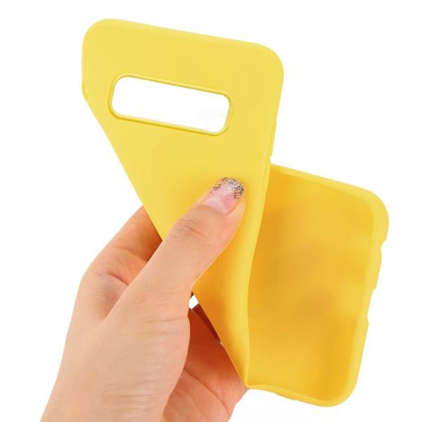 Funda COOL Silicona para Samsung G973 Galaxy S10 (Amarillo)