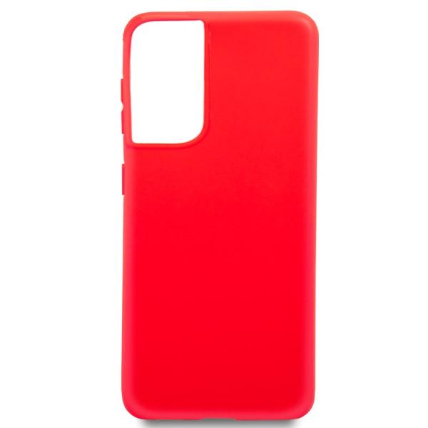 Funda COOL Silicona para Samsung G998 Galaxy S21 Ultra (Rojo)