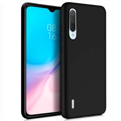 Funda COOL Silicona para Xiaomi Mi 9 Lite (Negro)