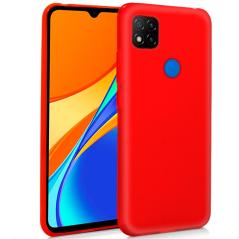 Funda COOL Silicona para Xiaomi Redmi 9C / 10A (Rojo)