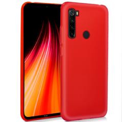 Funda COOL Silicona para Xiaomi Redmi Note 8 / Note 8 (2021) Rojo