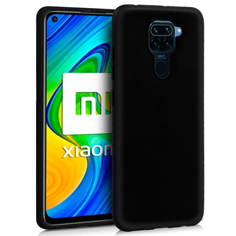 Funda COOL Silicona para Xiaomi Redmi Note 9 (Negro)