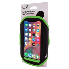 Funda Neopreno COOL Sports Universal (6 - 6.7 pulg) Verde