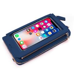 Funda Universal Bag Horizontal Hasta 6.7 pulg COOL Marino