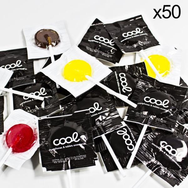Pack 50 Piruletas Cool Accesorios