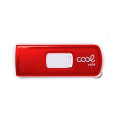 Pen Drive USB x64 GB 2.0 COOL Basic Rojo