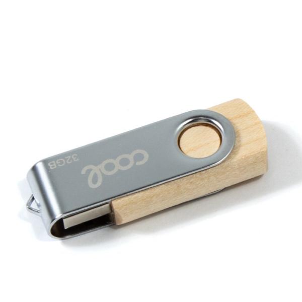 Pen Drive USB x64 GB 2.0 COOL Madera