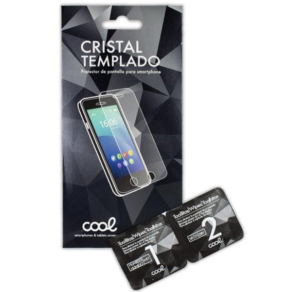 Protector Pantalla Cristal Templado COOL para Motorola Moto G7 / G7 Plus (FULL 3D Negro)