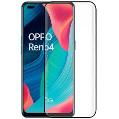 Protector Pantalla Cristal Templado COOL para Oppo Reno 4 (FULL 3D Negro)