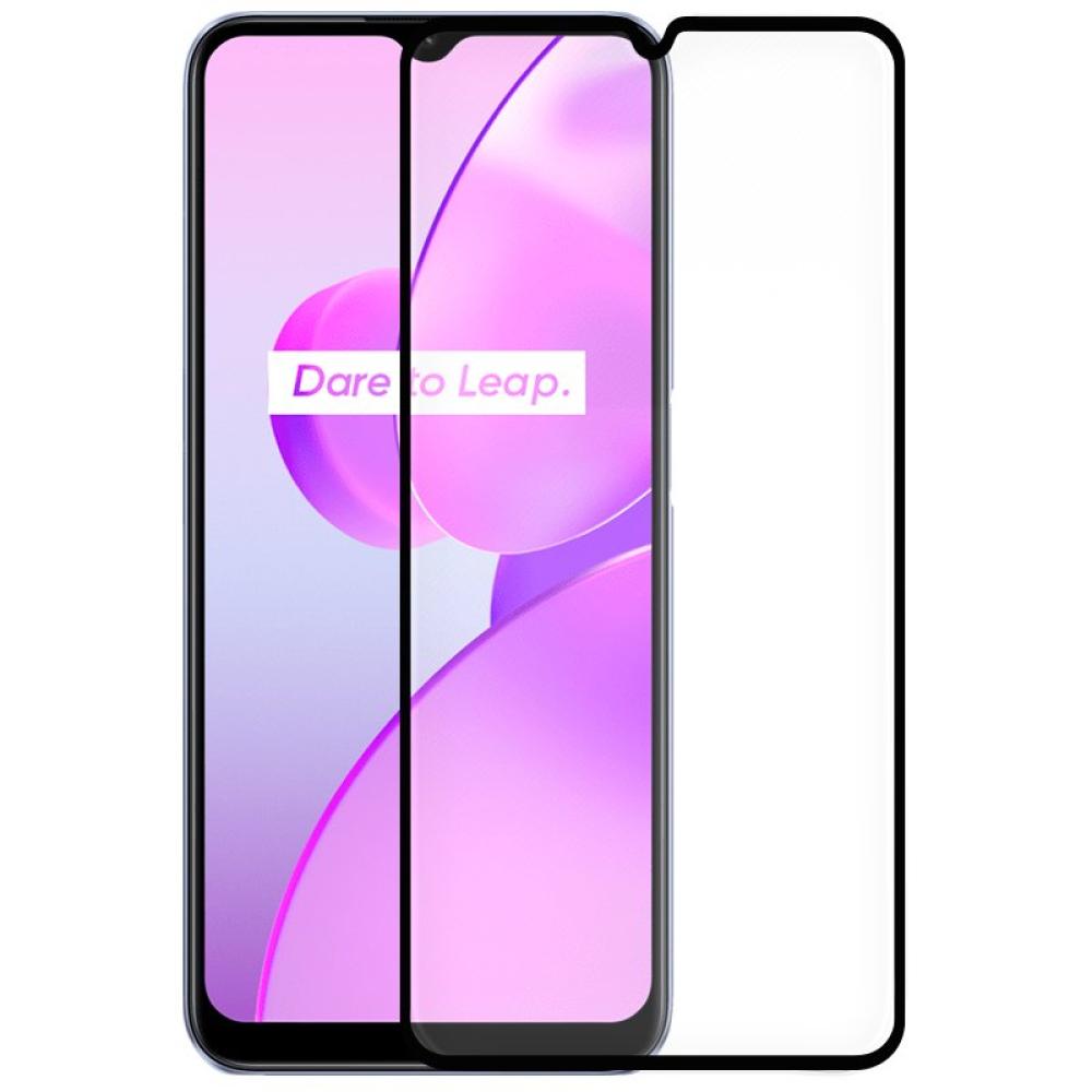 Protector Pantalla Cristal Templado COOL para Realme C31 / C35 / C30 / C33 / Narzo 50A Prime (FULL 3D Negro)