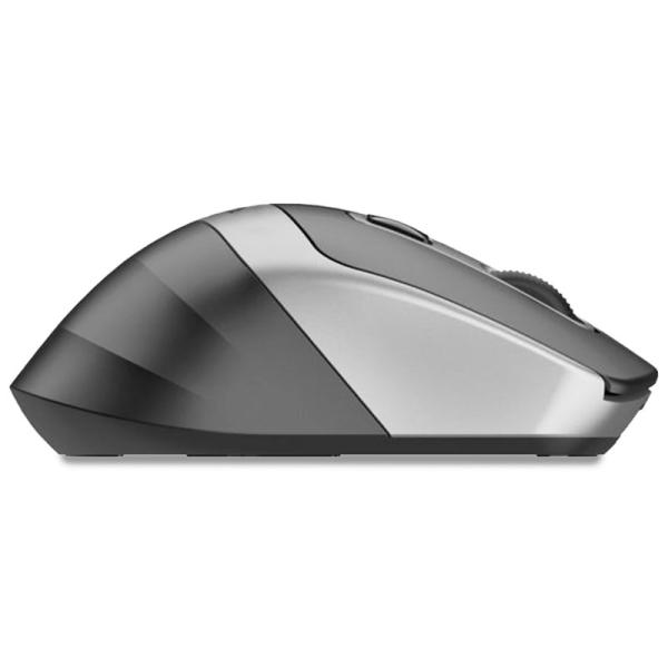 Ratón Inalámbrico Silencioso COOL Ergonomic Negro-Plata