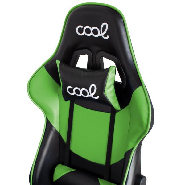 Sillón Gaming Premium COOL Tucson Negro-Verde