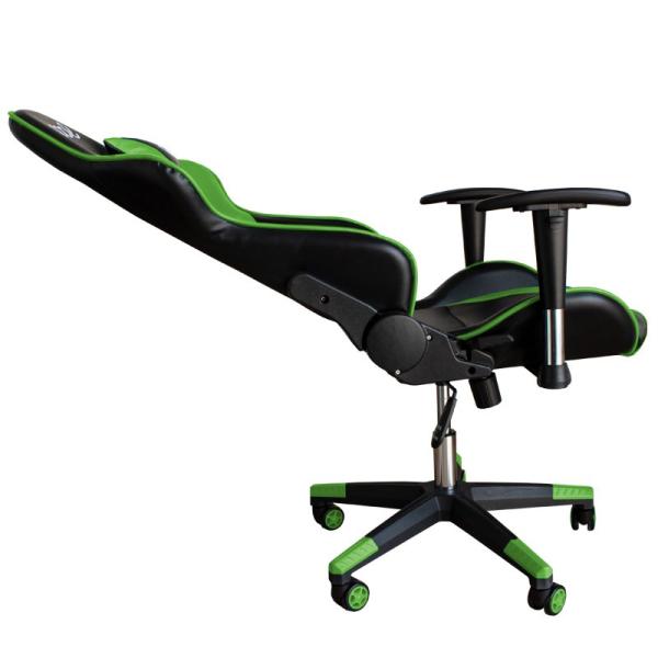 Sillón Gaming Premium COOL Tucson Negro-Verde